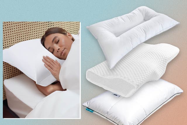 <p>Sleeping on your side reduces snoring, but have also included a pillow for back sleepers </p>